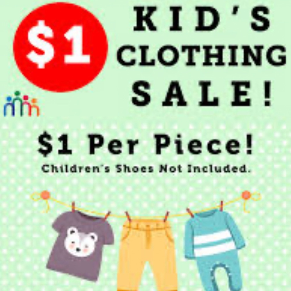Kid's Clothing Sale - $1 Per Piece